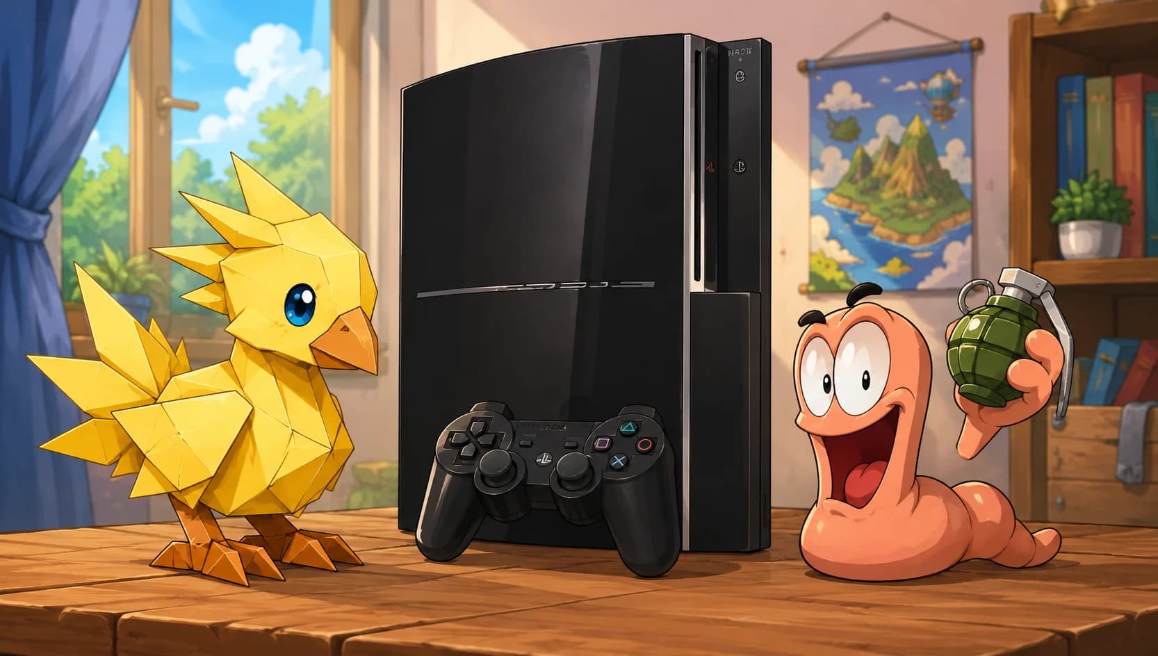 Chocobo-Papiermodell